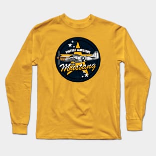 P-51 Mustang Patch Long Sleeve T-Shirt